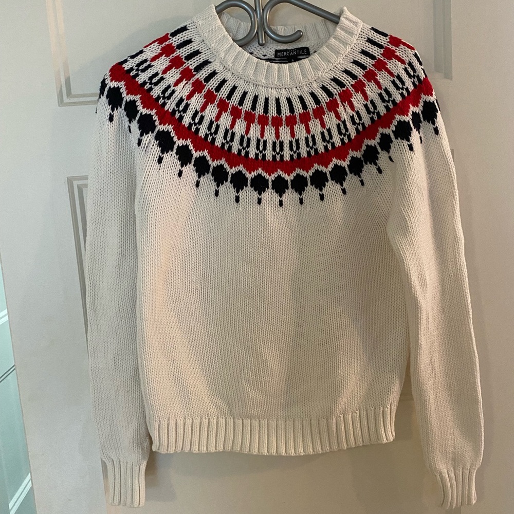 J. Crew Mercantile apres-ski 100% coton sweater